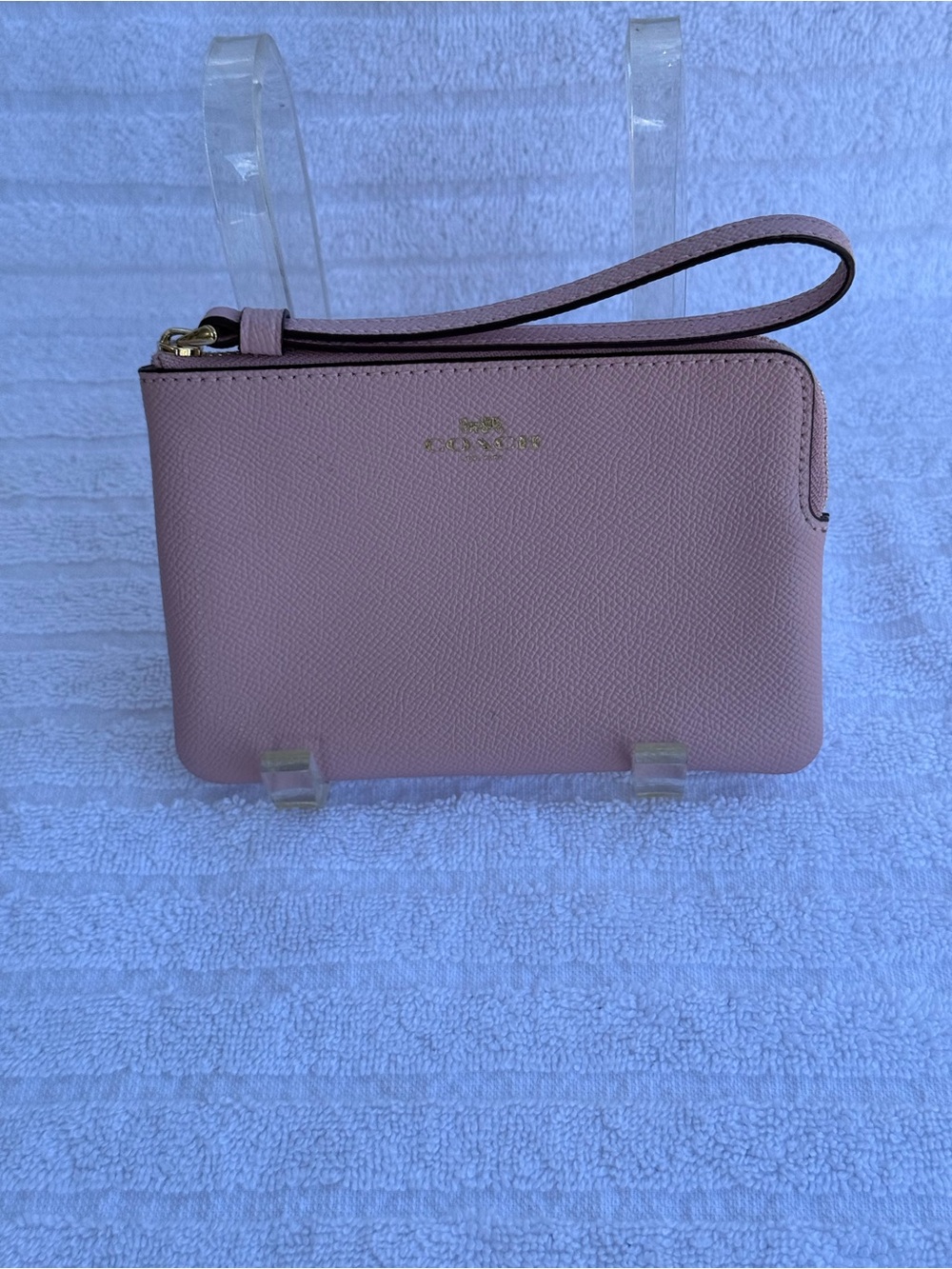 Coach Corner Zip Wristlet